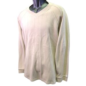 Columbia Men's Beige V-Neck Sweater